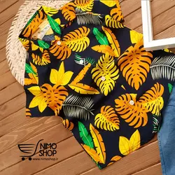 پیراهن هاوایی و شلوارک لی پسرانه