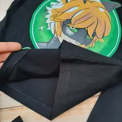 ست گربه سیاه ( تیشرت شلوارک، تل گربه ای و نقاب)