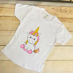 سه تیکه کتان دخترانه مدل یونیکورن