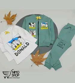 ست سه تیکه ( دخترانه/ پسرانه) مدل اردک | NIMOshop