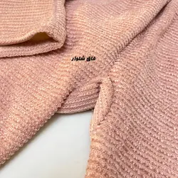 ست بلوز شلوار تو خز دخترانه طرح بافت