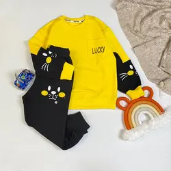 بلوز شلوار دورس بچه گانه مدل LUCKY