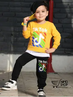 بلوز شلوار پسرانه مدل تیک تاک | NIMOshop