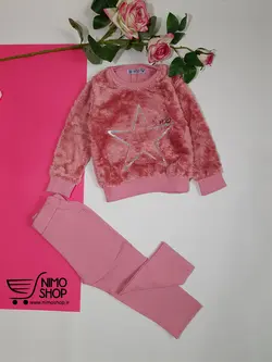 ست بلوز گرم و شلوار دخترانه مدل هستی | NIMOshop