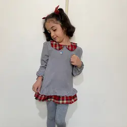 تونیک مخمل دخترانه مدل پانیا