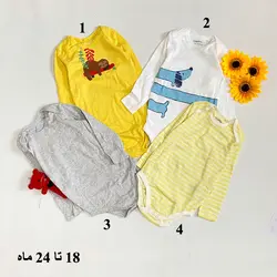 بادی زیر دکمه بچه گانه 12 تا 24 ماه
