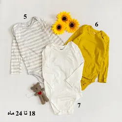 بادی زیر دکمه بچه گانه 12 تا 24 ماه