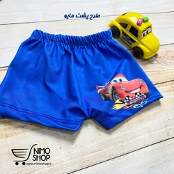 کلاه و مایو پسرانه طرح مک کویین