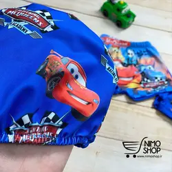 کلاه و مایو پسرانه طرح مک کویین