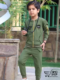 سویشرت شلوار اسپرت مدل خلبانی | NIMOshop