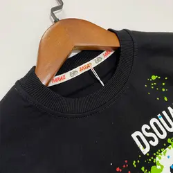 تیشرت مشکی پسرانه طرح آیکون