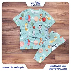 ست تیشرت و شلوار راحتی مدل بادکنکی