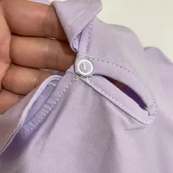 زیر دکمه یقه دار نوزادی