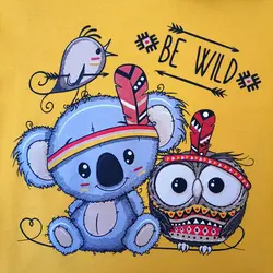 بلوز شلوار خانگی مدل جغد و کوالا