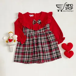 سارافون پشمی دخترانه مدل آوا