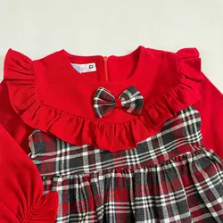 سارافون پشمی دخترانه مدل آوا