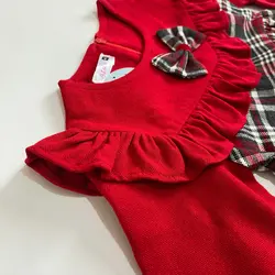 سارافون پشمی دخترانه مدل آوا