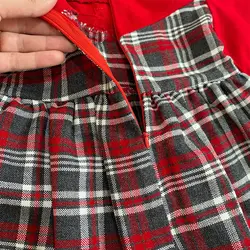 سارافون پشمی دخترانه مدل آوا