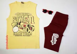 تاپ و شلوارک پسرانه