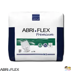 پوشک بزرگسال شورتی ابری فلکس M3 بسته 14 تایی