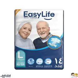 پوشک بزرگسال ایزی لایف سایز بزرگ 14 تایی