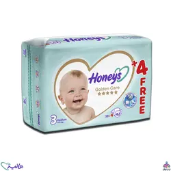 پوشک هانیز سایز 3 بسته 38 عددی