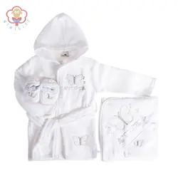 ست حوله نوزادی BABY 4LIFE پروانه 5 تکه
