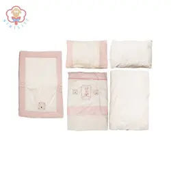 ست خواب 5 تکه برند کیدبو مدل Rabbito Pink