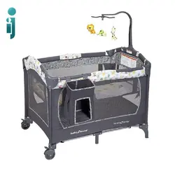 تخت و پارک بیبی ترند مدل Babytrend Nursery Center