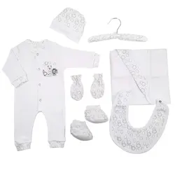 ست بیمارستانی 7 تکه نوزاد مادرکر Mothercare طرح ابر