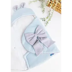 قنداق فرنگی ببسل طرح پاپیون آبی Bebesel