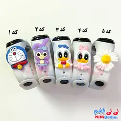 خرید ساعت مچی دیجیتالی بچه گانه عروسکی رنگ سفید