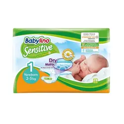پوشک سایز ۱ (۲۸ عددی) بیبی لینو Babylino