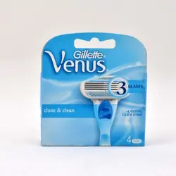 سری تیغ ژیلت 4 تایی ونوس Close-Clean