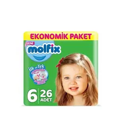 پوشک مولفیکس ترکیه (Molfix) سایز ۶