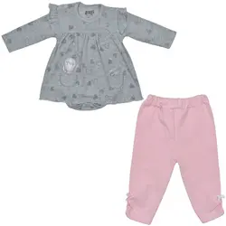 ست بادی و شلوار نوزادی باولی مدل بالون