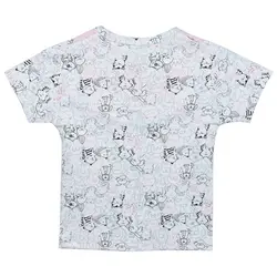 تی شرت آستین کوتاه نوزادی بی بی وان مدل حیوانات