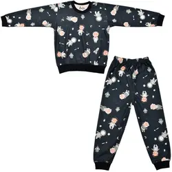 ست تیشرت  و شلوار نوزادی نیروان مدل 809 -1