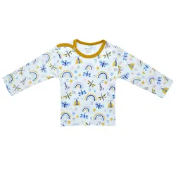 تی شرت آستین بلند نوزادی مدل سنجاقک - نیروان