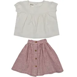 ست شومیز و دامن دخترانه نیروان مدل 109008 -2