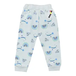 شلوار چاپی نوزادی مدل رنگین کمان