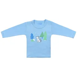 تی شرت آستین بلند نوزادی اسپیکو مدل کاج کد 2