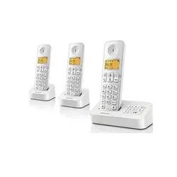 تلفن بیسیم 3گوشی فیلیپس مدل d2053b