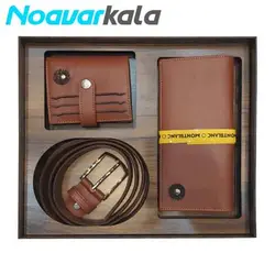 ست هدیه کیف و کمربند چرم مونت بلانک Mont Blanc - فروشگاه اینترنتی نوآورکالا