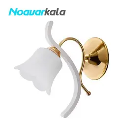 چراغ دیواری چوبی تک شعله چشمه نور کد 888/1W نوآورکالا