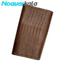 جا کارتی و جا کلیدی چرم بوفالو سیاه - فروشگاه اینترنتی نوآورکالا