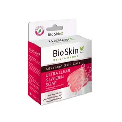 صابون ارگانیک گلیسیرین مناسب پوست خشک و آسیب دیده Glycerin بایو اسکین پلاس 100 گرم