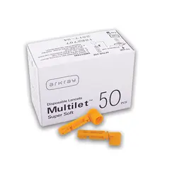 سوزن تست قند خون گلوکوکارد آرکری Multilet Super Soft بسته 50 عددی