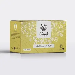 مخلوط چای سیاه و زنجبیل نیوشا 40 گرم
