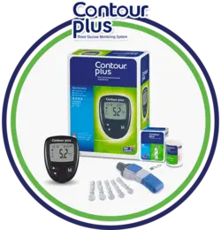 دستگاه تست قند خون Contour Plus کنتورپلاس بایر 50 عددی